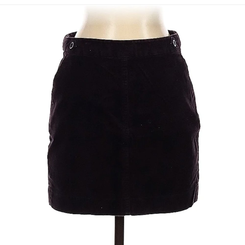 Banana Republic Purple Corduroy Skirt